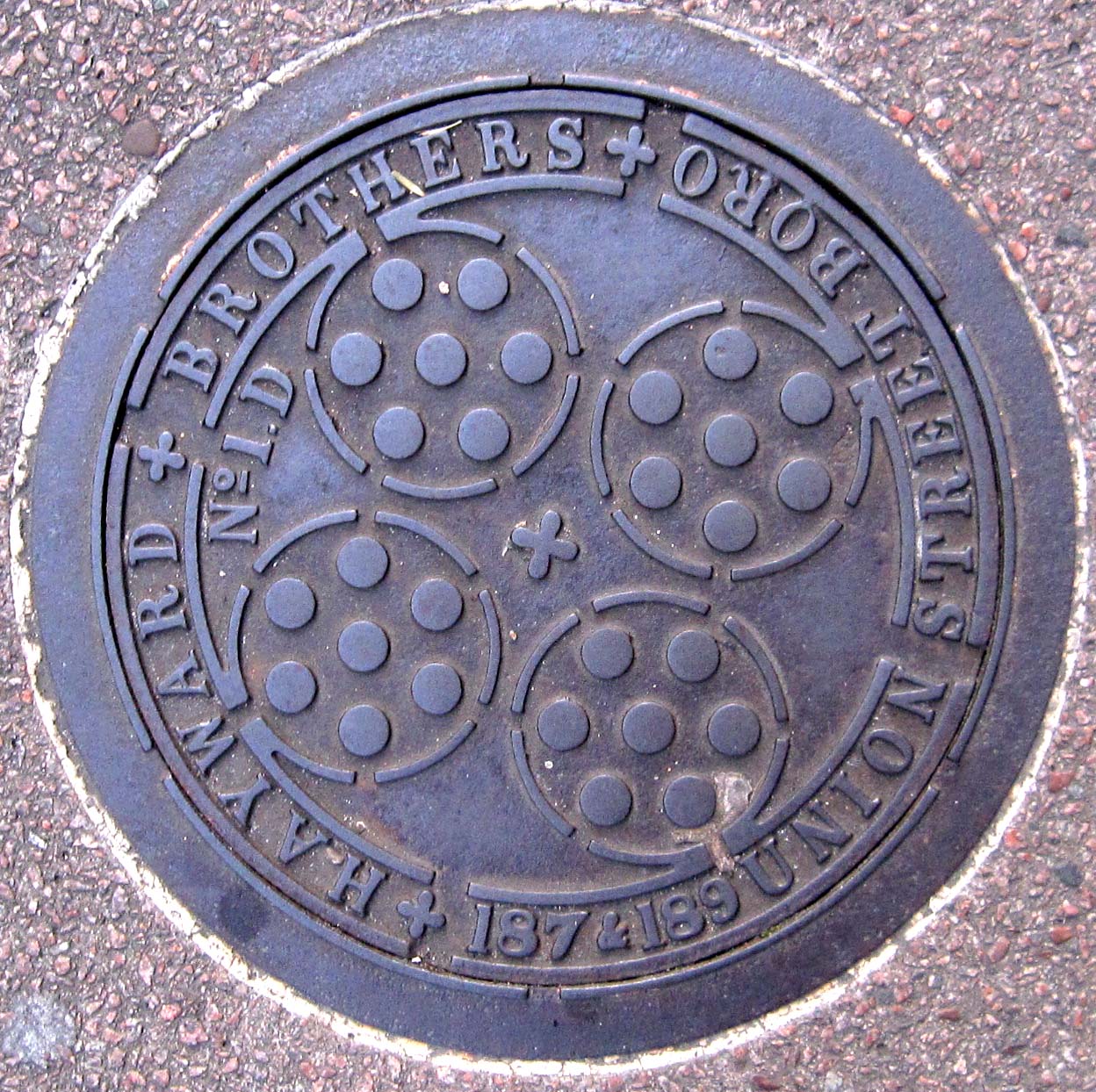 Brothers manhole cover